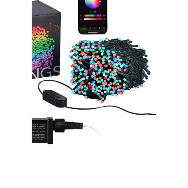 Strings Light 600 RGB LEDs, 60m Length with Bluetooth Control, Model BMSL9