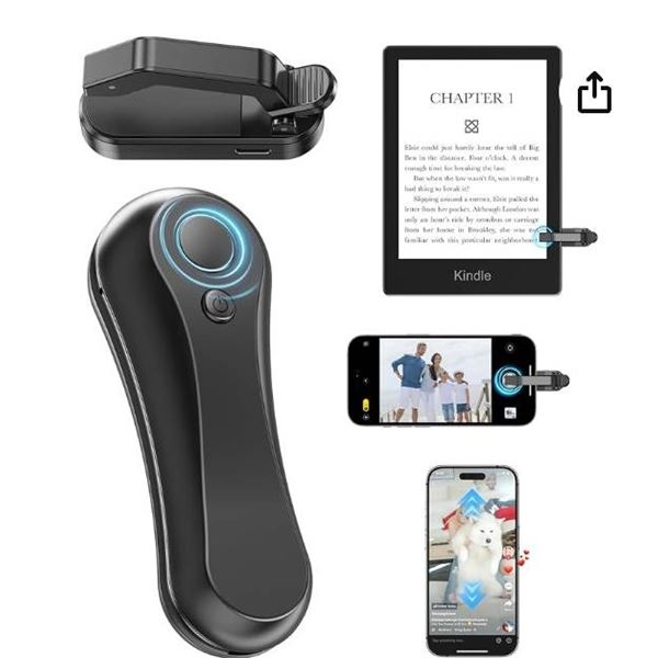 Aborvate Remote Control Page Turner K02 with Bluetooth Function