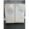 Image 1 : Lot of 2 Portable USB Desk Fan with Adjustable Speeds â€“ Model XF07 Colors May Va