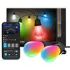 Image 1 : Govee Lynx Dream LED Bulb String Lights H7020 RGBWW, 15 Bulbs, 48ft