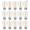 Image 1 : Futime LED String Light Bulbs (S14-15 Pack), 120V, 2W, E26 Base