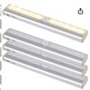 Image 1 : 4 Pack Motion Activated RV Step Lights with 10 LEDs,Magnetic Motorhome Motion Sensor led Light Strip