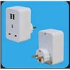 Image 1 : Tessan TS-AP2U-UK Travel Adapter With USB Output