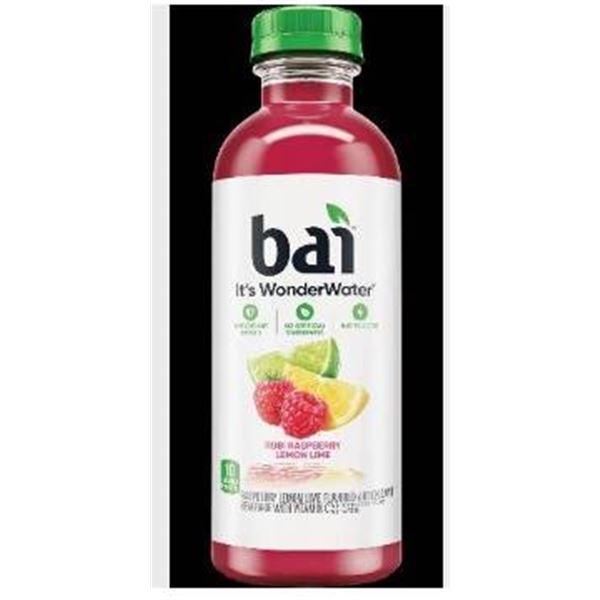 Bai Antioxidant Infusion Wonder Water 530 ml x 12 Raspberry Lemon LimeÂ