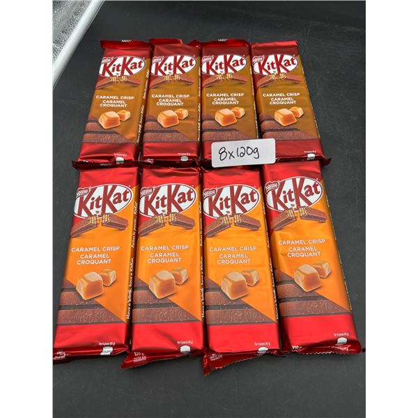 KitKat Caramel Crisp Bars (8 x 120g Each)