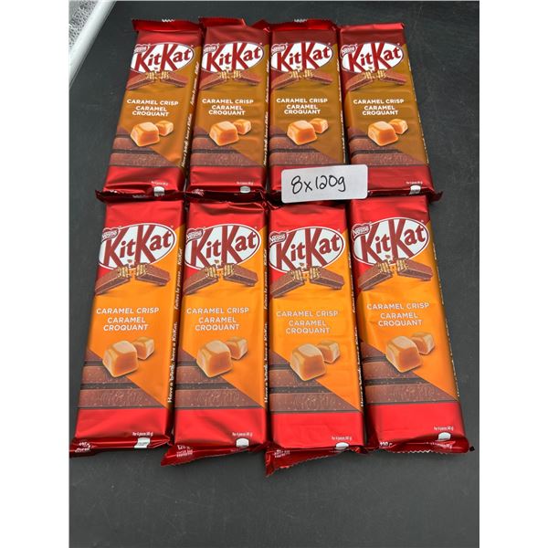 KitKat Caramel Crisp Bars (8 x 120g Each)