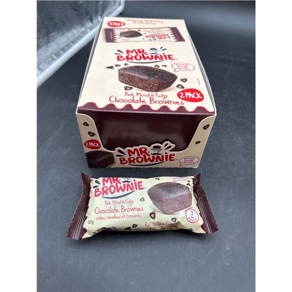 Mr. Brownie Chocolate Brownies 600g (12 x 50g) 2-Pack Snack Size