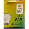 Image 2 : Suchot LED A19 11W Non-Dimmable Light Bulbs, 6-Pack
