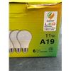 Image 2 : Suchot LED A19 11W Non-Dimmable Light Bulbs, 6-Pack