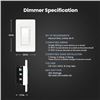 Image 2 : Feit Electric Smart Dimmer Switches (3-Pack), Model T1895, WiFi Enabled