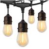 Image 1 : X0046S0WAL Outdoor Backyard String Lights, 18 Bulbs, Pool Area Style