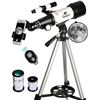 Image 1 : Gskyer AZ70400 Telescope with Carrying Case and Accessories