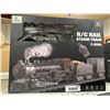Image 2 : Blue R/C Rail Steam Train 2.4GHz Electric Toy for Ages 3+