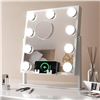 Image 1 : Fancii Maddie Vanity Mirror With Bluetooth Speaker and Wireless Charging