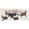 Image 1 : Fresno Lounge Set 5-Piece, Model BHR-30172S â€“ Missing Coffee TableÂ