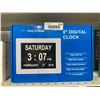 Image 2 : 8-Inch Digital Clock With Large Display and Multi-Language Options