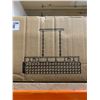 Image 4 : Wansi Shine Rectangular Crystal Chandeliers: 6-Light Black Modern Water Ripple Glass Chandelier for 