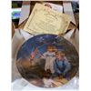 Image 1 : 6 Decorative Collector Plates with Certificates of Authenticity