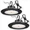 Image 1 : Upgraded UFO LED High Bay Lights, 150W with US Plug and Hook, 2-Pack