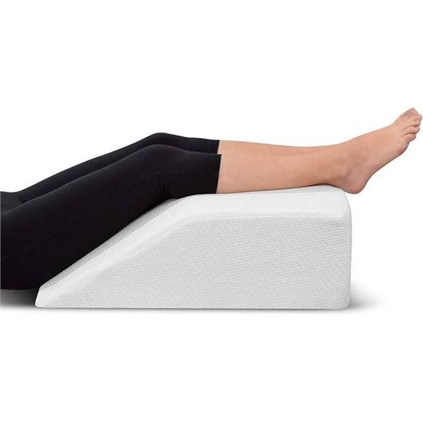 Ebung Elevating Leg Rest Pillow, Model EBU9025, Memory Foam, 24 x 21 x 8 Inches