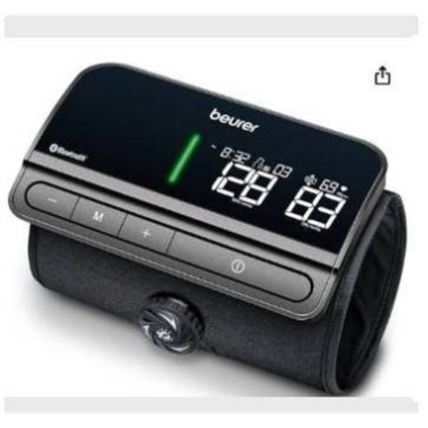 Beurer BM81 Bluetooth One-Piece Blood Pressure Monitor with EasyLock Cuff