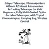 Image 2 : Gskyer Telescope, 70mm Aperture 400mm AZ Mount Astronomical Refracting Telescope