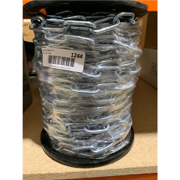 Everbilt 2/0 x 100 ft Zinc Plated Coil Chain â€“ Straight Link