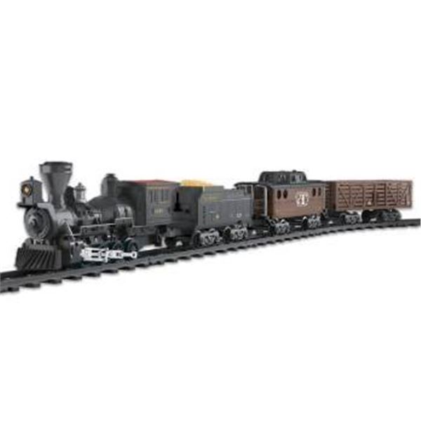 Olugeri R/C Rail Steam Train 2.4GHz with LED, Sound, and Steam Features
