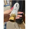 Image 2 : 50-Foot Rubber Hose with Brass Fitting and Protective Sleeve