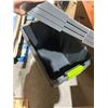 Image 2 : 3 Sterilite Storage Containers with Lids â€“ Gray and Green