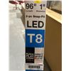 Image 3 : 2-pack Sylvania LED T8 Bulb, 96-Inch Length and 1-Inch Diameter, 59W, 4100 Lumens