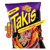 Image 1 : Takis Rolled Tortilla Chips, 18x90g, Chili Pepper and Sweet Chili Flavor Blend