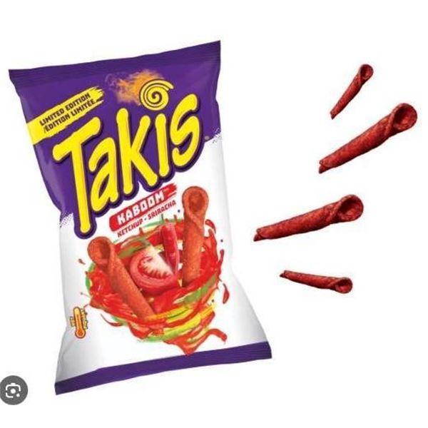 Takis Kaboom Ketchup Sriracha 14 x 260g Snack Bag