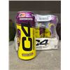 Image 2 : C4 Energy Drink 473ml Grape and Ghost Warheads Sour Watermelon 12 x 473ml