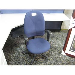 Blue Multilever High Back Ergonomic Task Chair