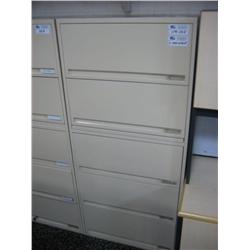 Storwal Full Suspension 5 Drawer Lateral File