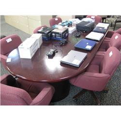 Mahogany 10ft Boardroom Table