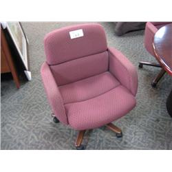 Burgandy Boardroom Chair