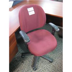 Burgundy Multi Lever Task Chair