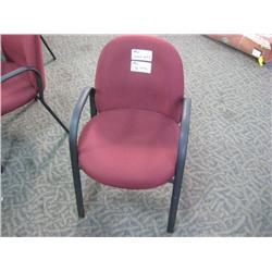 Burgundy Client Chair