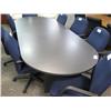 Image 1 : Charcoal Grey 10' Boardroom Table