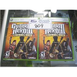 4 Xbox 360 Guitar Hero Games