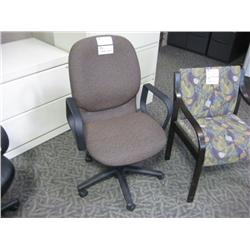Brown Mid Back Tilter Chair