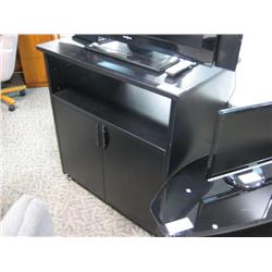 Black Mobile Av Stand