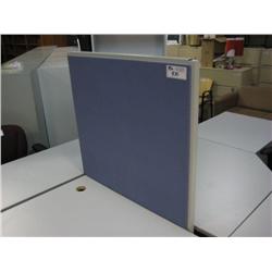 2 Blue Office Dividers