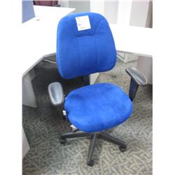 Blue Multi Lever Task Chair