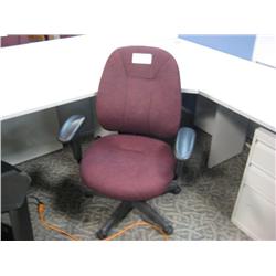 Burgundy Multi Lever Task Chair