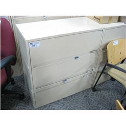 Storwal 3 Drw. Lateral File Cabinet