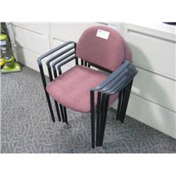 Burgundy Stacking Chair