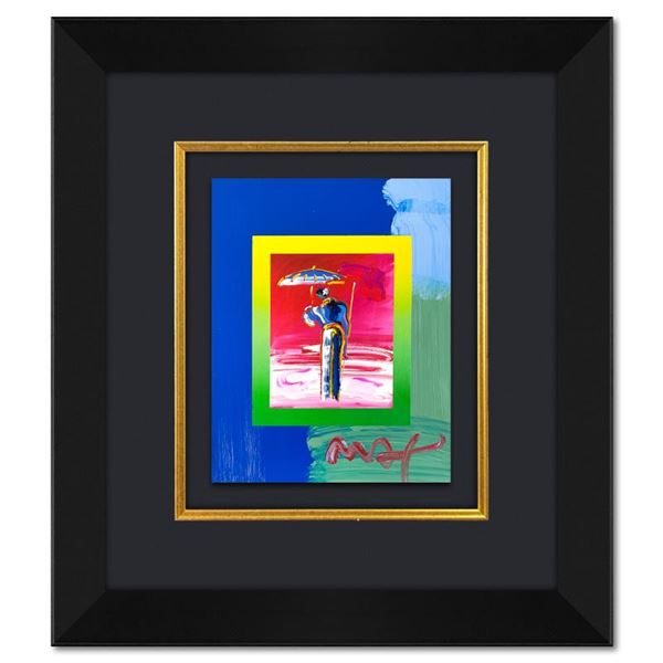 Umbrella Man with Cane by Peter Max